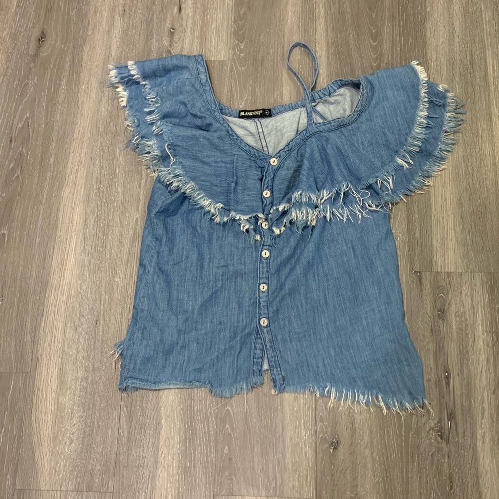 BlankNYC denim top